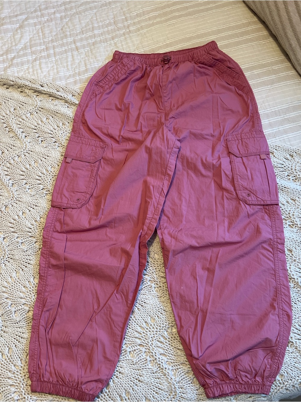 next Kids Cargo Joggers in Magenta Pink